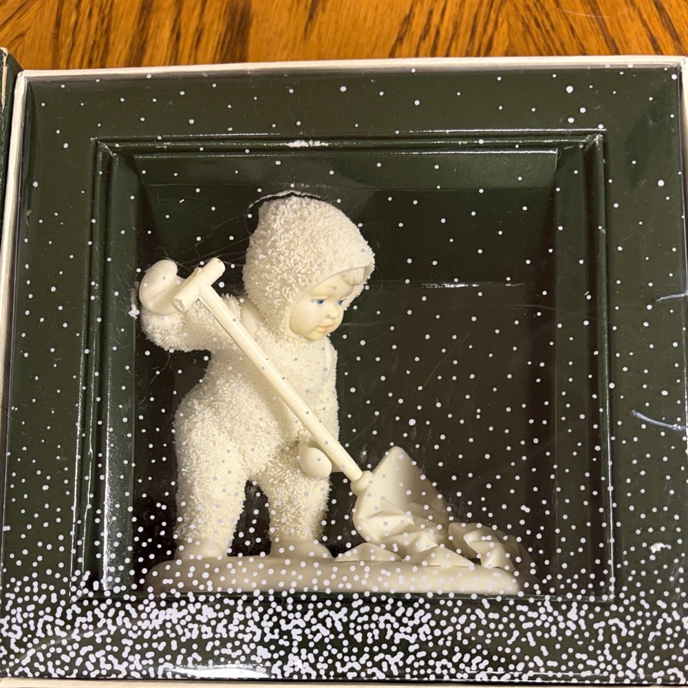 Department 56 Snowbabies Porcelain Collectible Figurine-So Much Work To Do